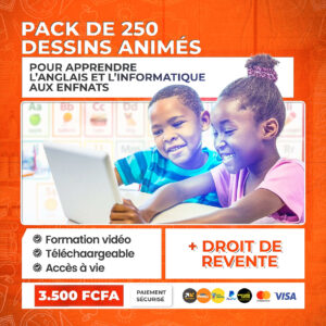 250 Dessins Animés Informatique & Anglais