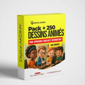 250 Dessins Animés Informatique & Anglais